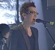 Anžej Dežan (backing singer for Nusa Derenda)